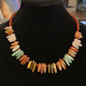 Beautiful 925 natural stone necklace